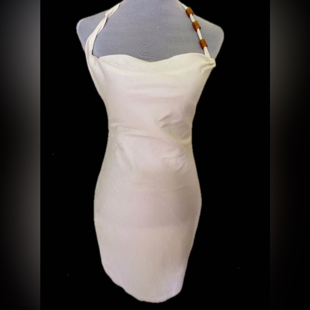 Zara: Cream Halter Dress